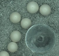 Photo of grinding beads Photo of grinding beads